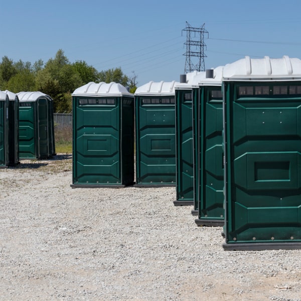 how many people can a standard event toilet accommodate